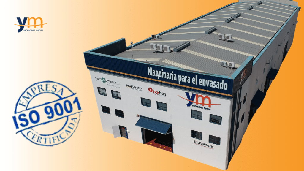Renovamos el certificado ISO 9001:2015 dentro de nuestro sistema de maquinas de envasado y empaquetado en nuestras instalaciones de Elche Alicante