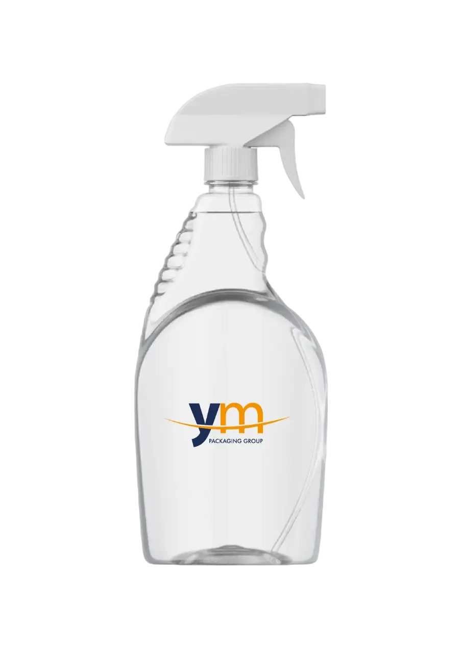 Embalagem de garrafa com spray