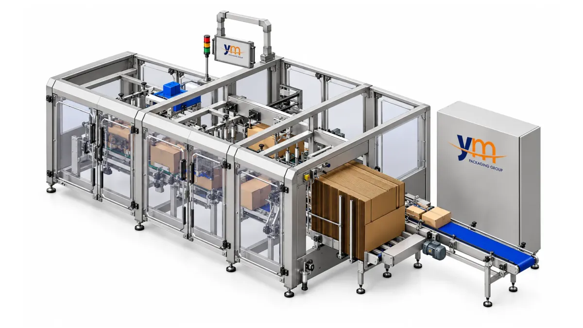 EPCP-15 box former and wrap-around case packer
