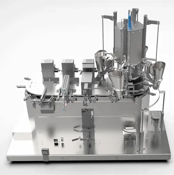 Internal layout of the machine (render)