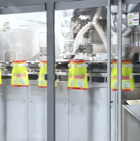 Pouches on the transport clamps