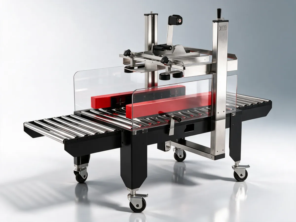 Semi-automatic case sealer