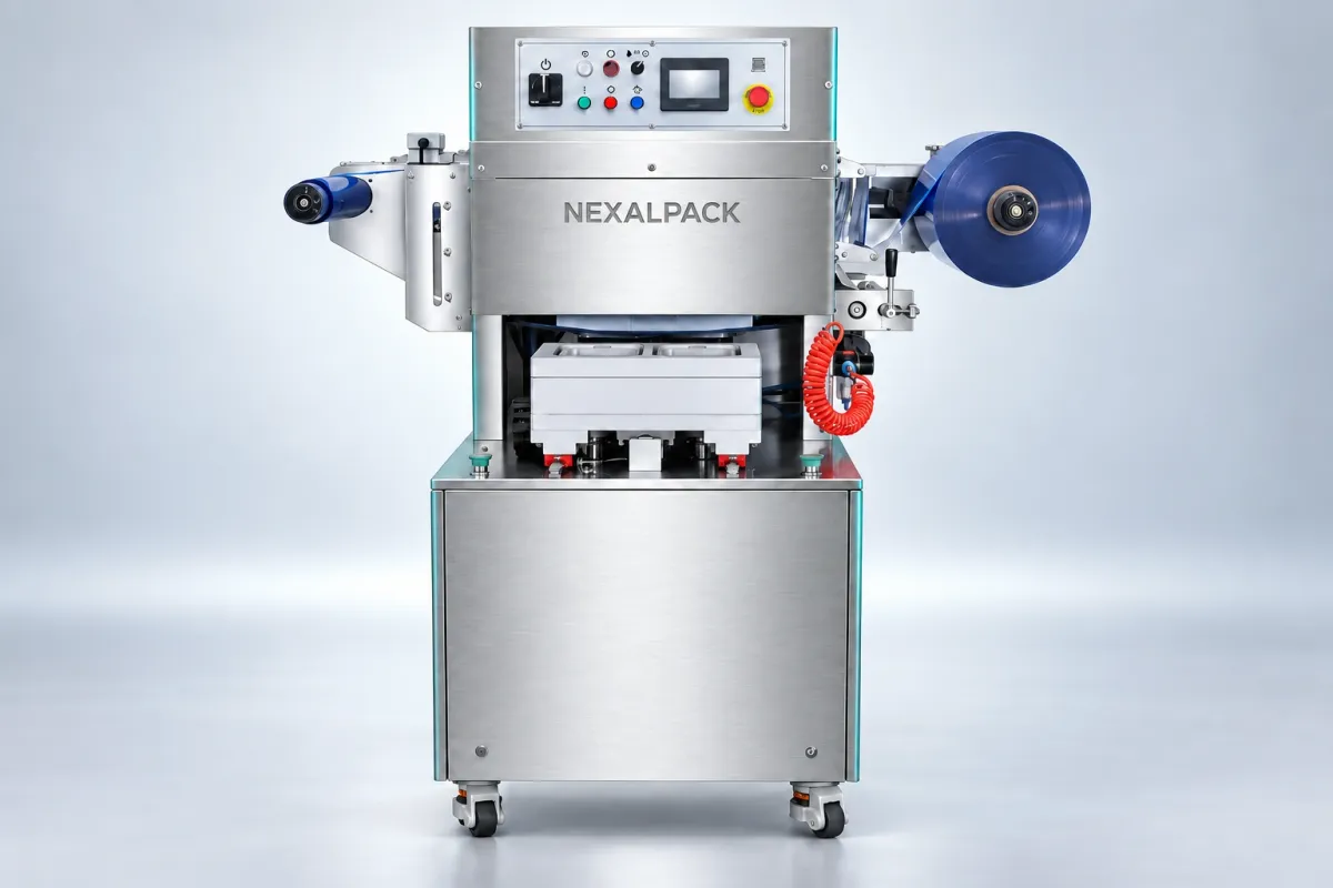 Semi-automatic tray sealer: NEX-450M/2 · NEX-550M