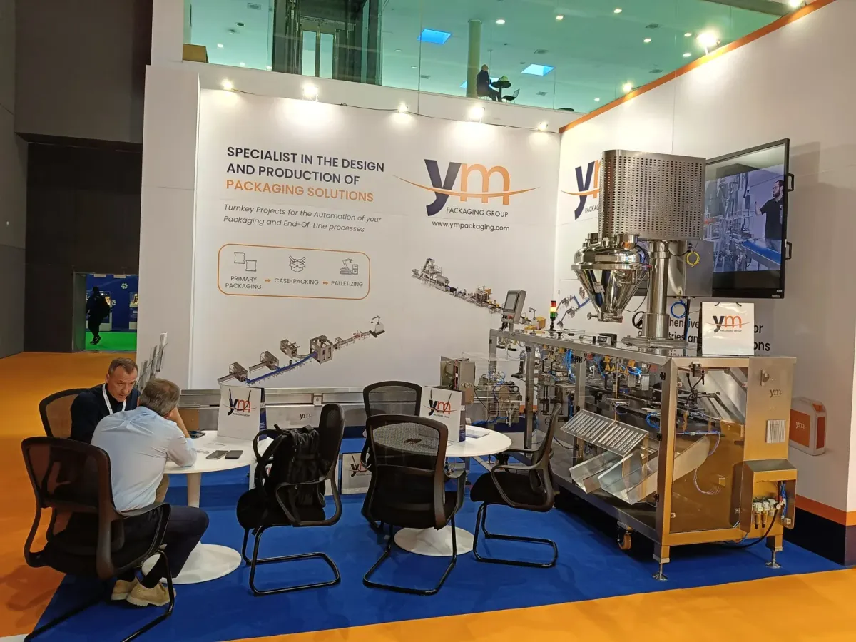Rendez-vous clients sur le stand YM Packaging à Vitafoods Europe 2026
