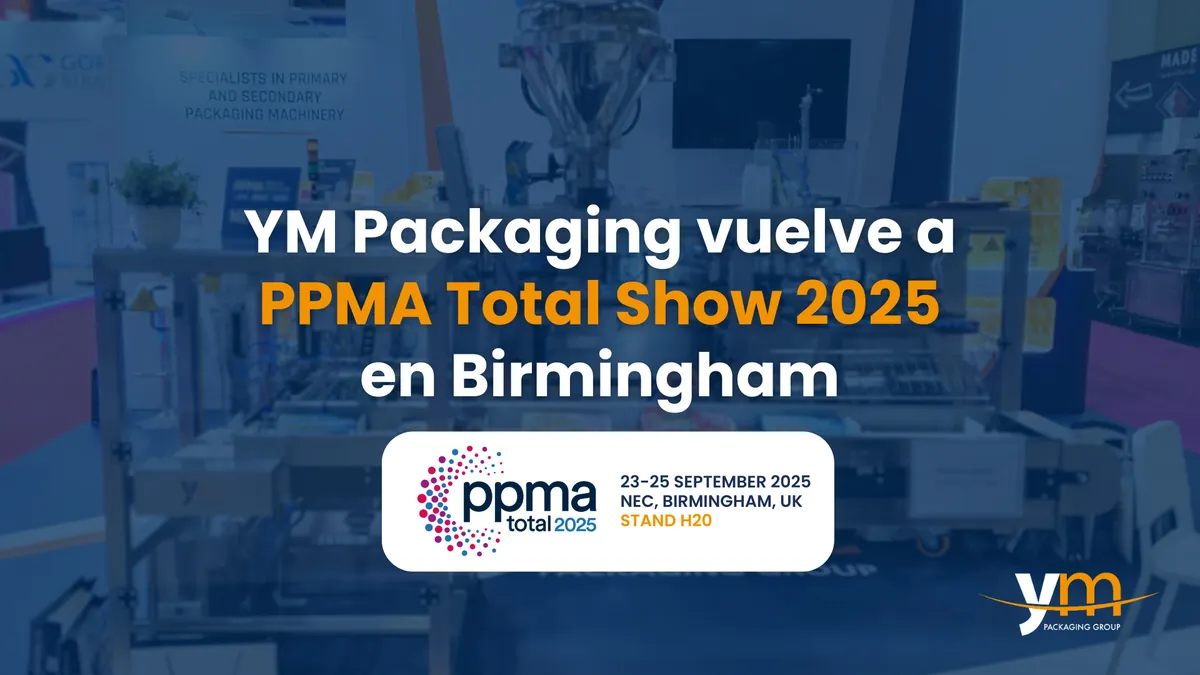 YM Packaging regressa ao PPMA Total Show 2025 em Birmingham