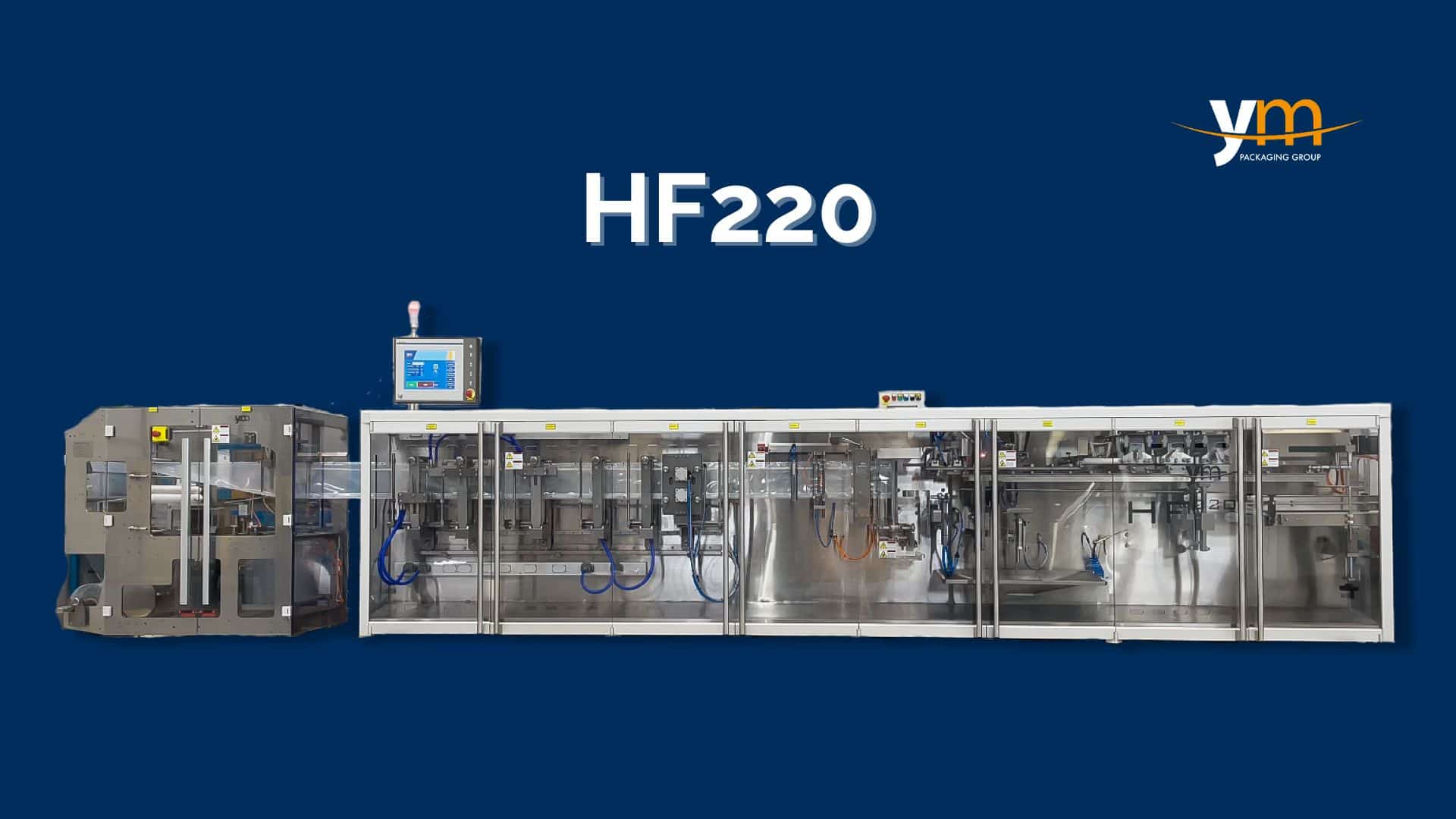 Presentamos la envasadora horizontal partiendo de bobina HF220 en Foodtech Alimentaria