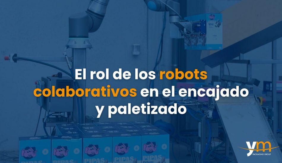 The role of collaborative robots in case packing and palletising.