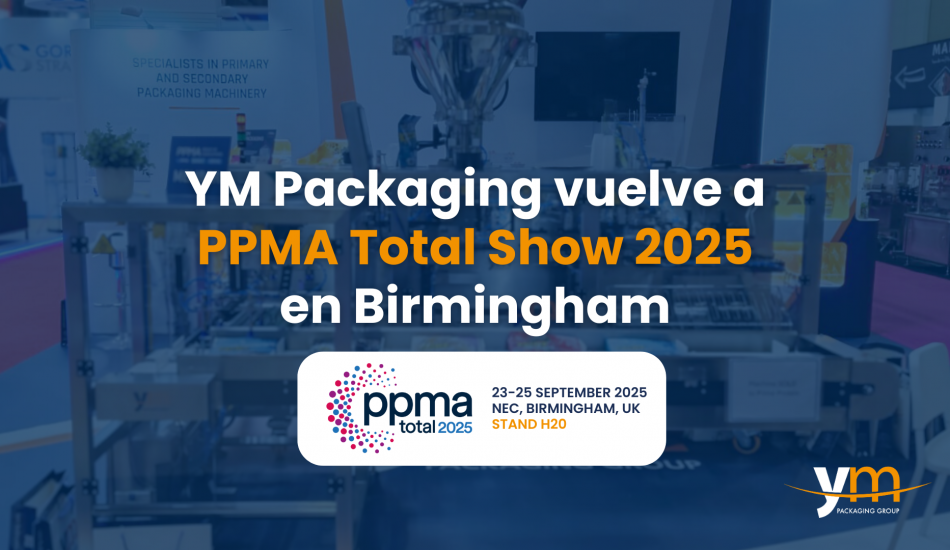 YM Packaging returns to PPMA Total Show 2025 in Birmingham.